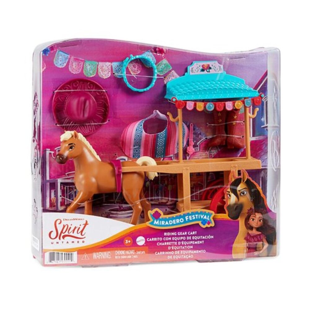 Dreamworks: Spirit Untamed - Miradero Riding Gear Cart Playset by Mattel Coll.